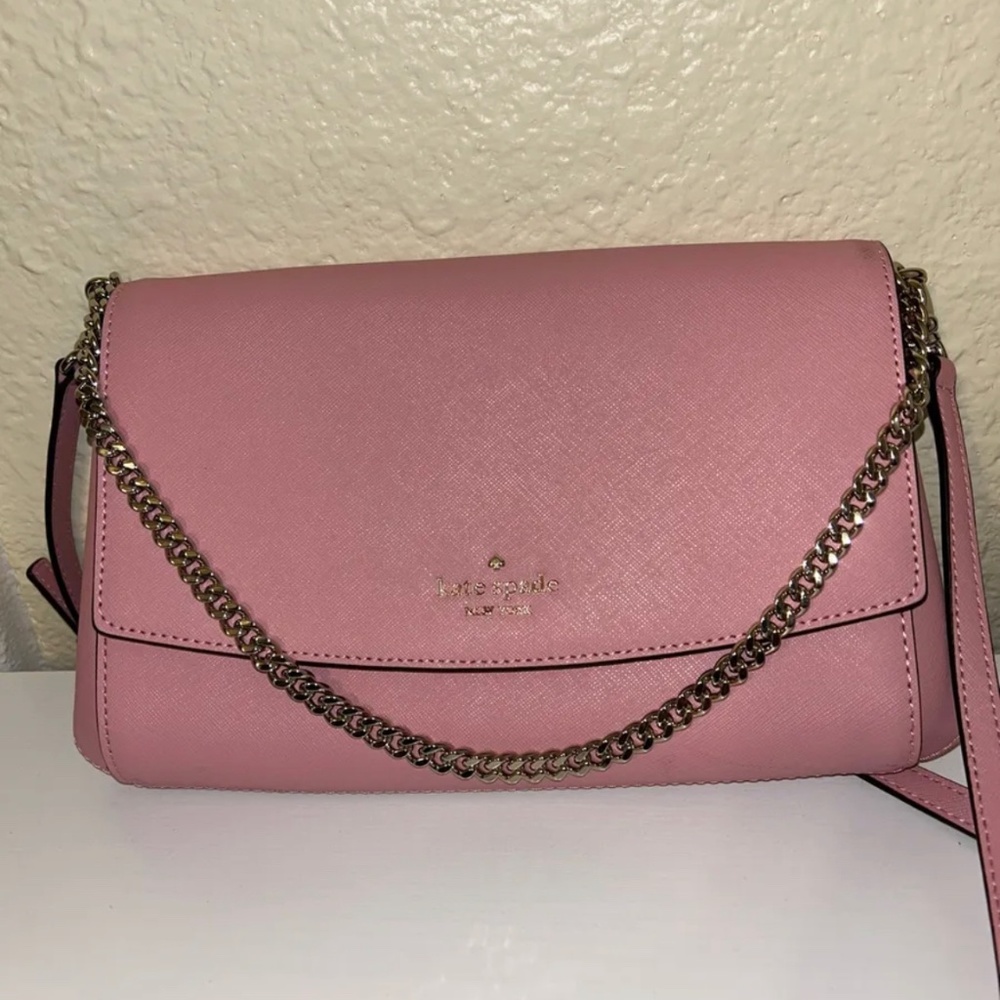 Kate Spade New York Laurel Way Greer Crossbody Shoulder Bag Dusty Peony Pink